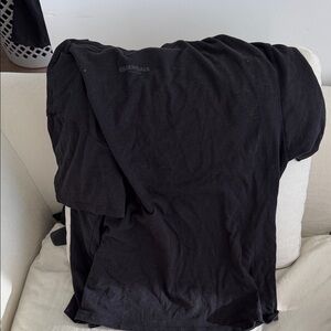 Essentials Minimal Black Tee with Subtle Chest Logo